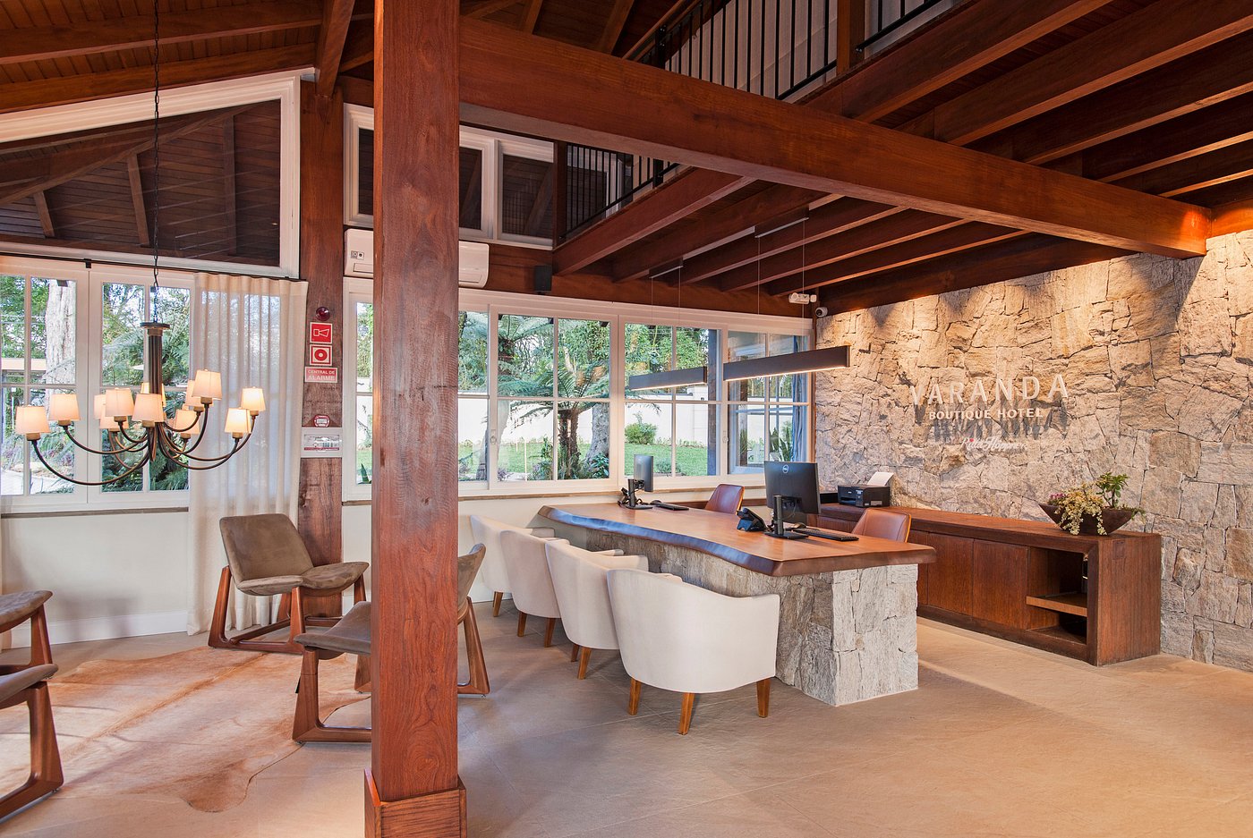 Recepção do Varanda Boutique Hotel